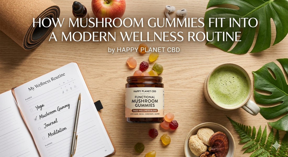 How Mushroom Gummies Fit Into a Modern Wellness Routine