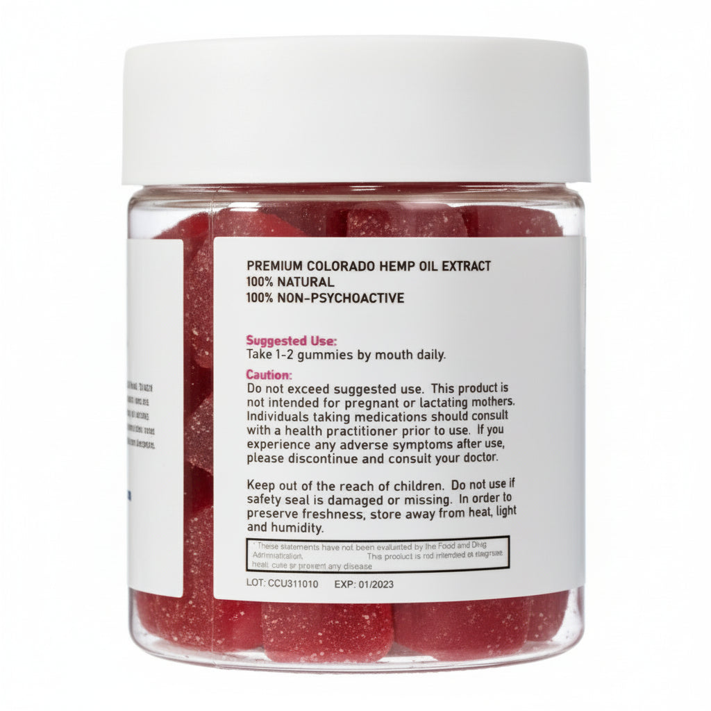 Happy Planet CBD Isolate ZERO THC Gummies