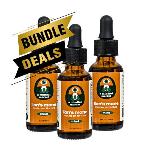 BUNDLE - A Mindful Market Lion's Mane Tincture x 3