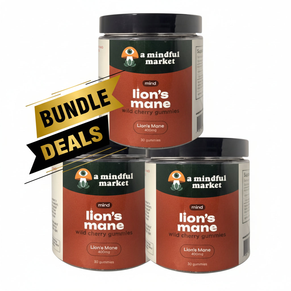 BUNDLE - A Mindful Market Lion's Mane Gummies x 3
