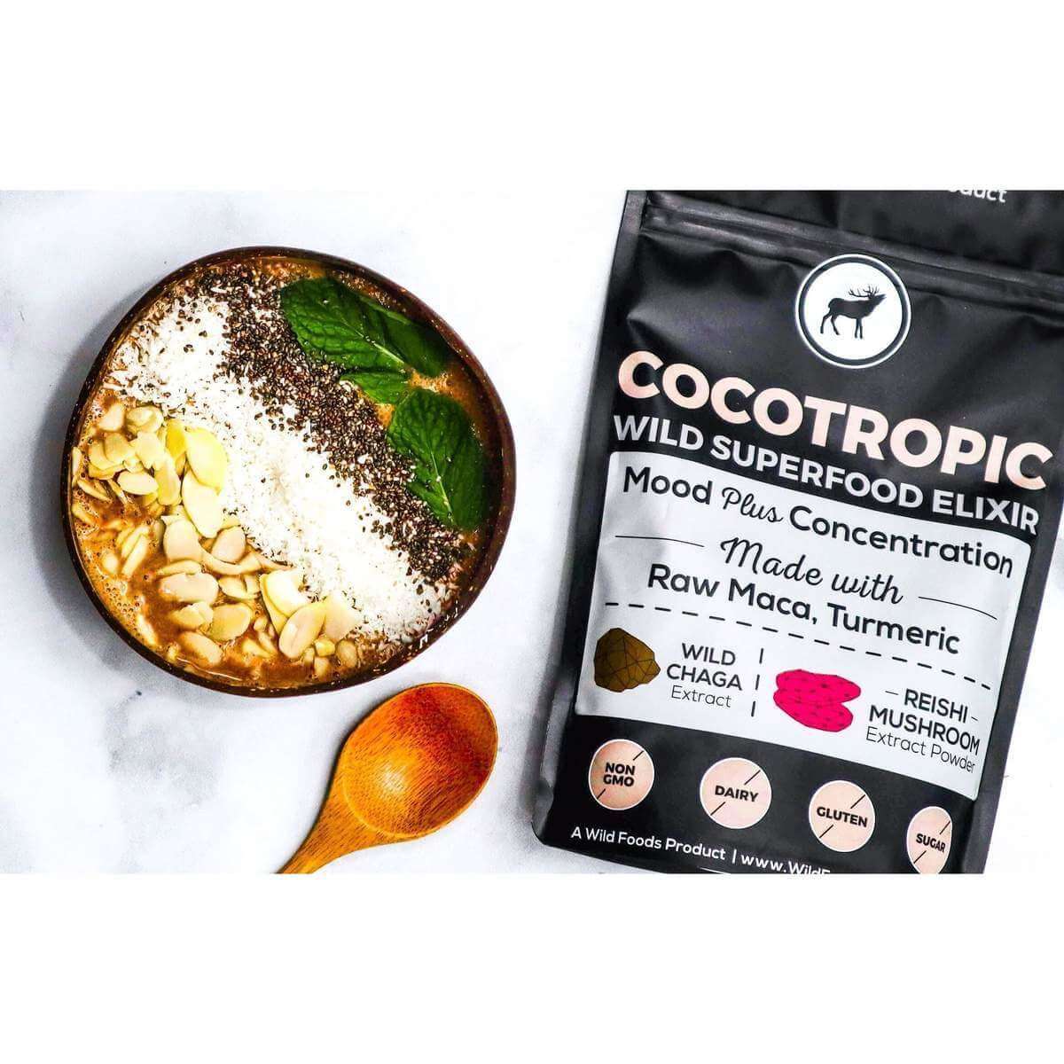 Wild Foods CocoTropic Organic Cocoa Mushroom Mix - 100% Organic